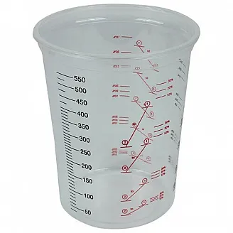 Paint Mixing Cups 600ml (100 Pieces)